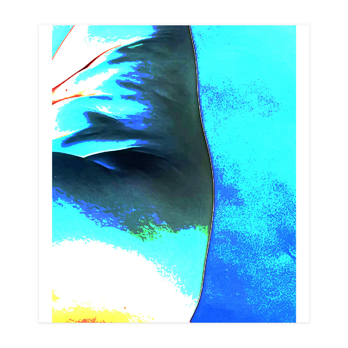 Aqua Fire |  Sea Wall (Print Only)