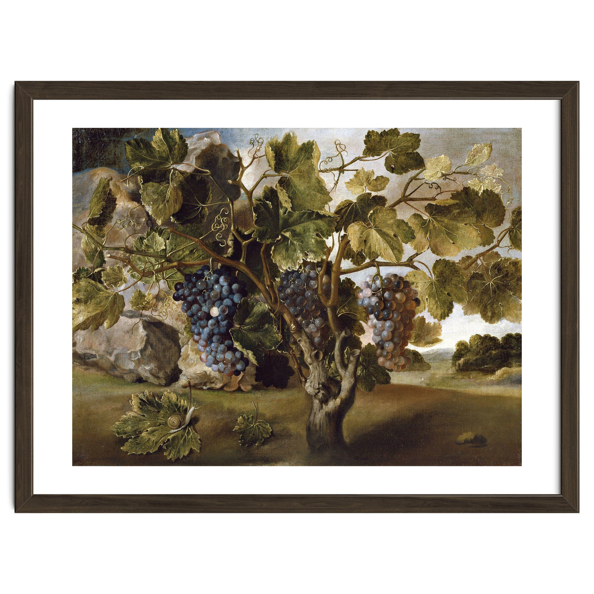 Tomás Hiepes / 'Landscape with a Grapevine', 17th century, Spanish School, Oil on canvas, 67 cm x...