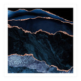 Navy & Rose Gold Agate Texture 02 (Print Only) thumbnail