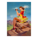 Pinup Sexy Binoculars Girl (Print Only) thumbnail