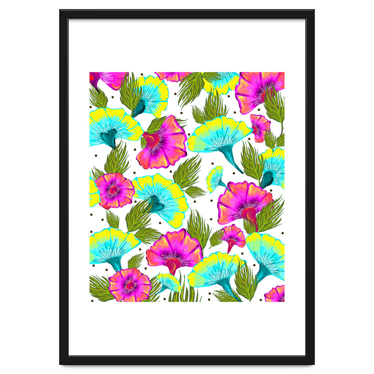 Ecstatic Floral #society6 #decor #buyart