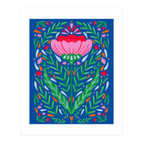 Bold Symmetrical Floral  (Print Only) thumbnail
