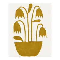 Linocut Tulips #1 (Print Only)
