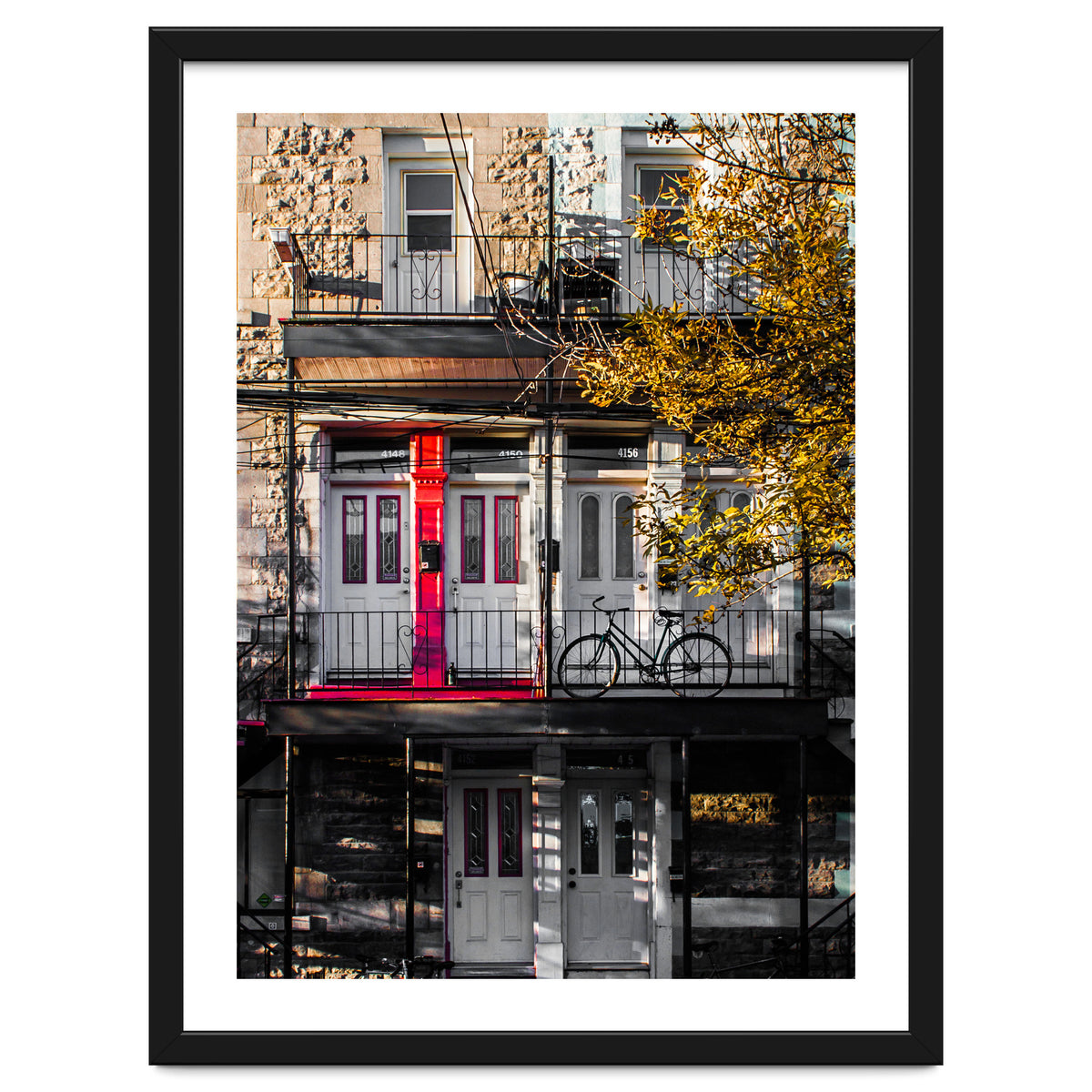 Montreal Bicycle Balcony No 1 Color Version