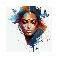 Aerial Bloom Hindu Portrait (Print Only)