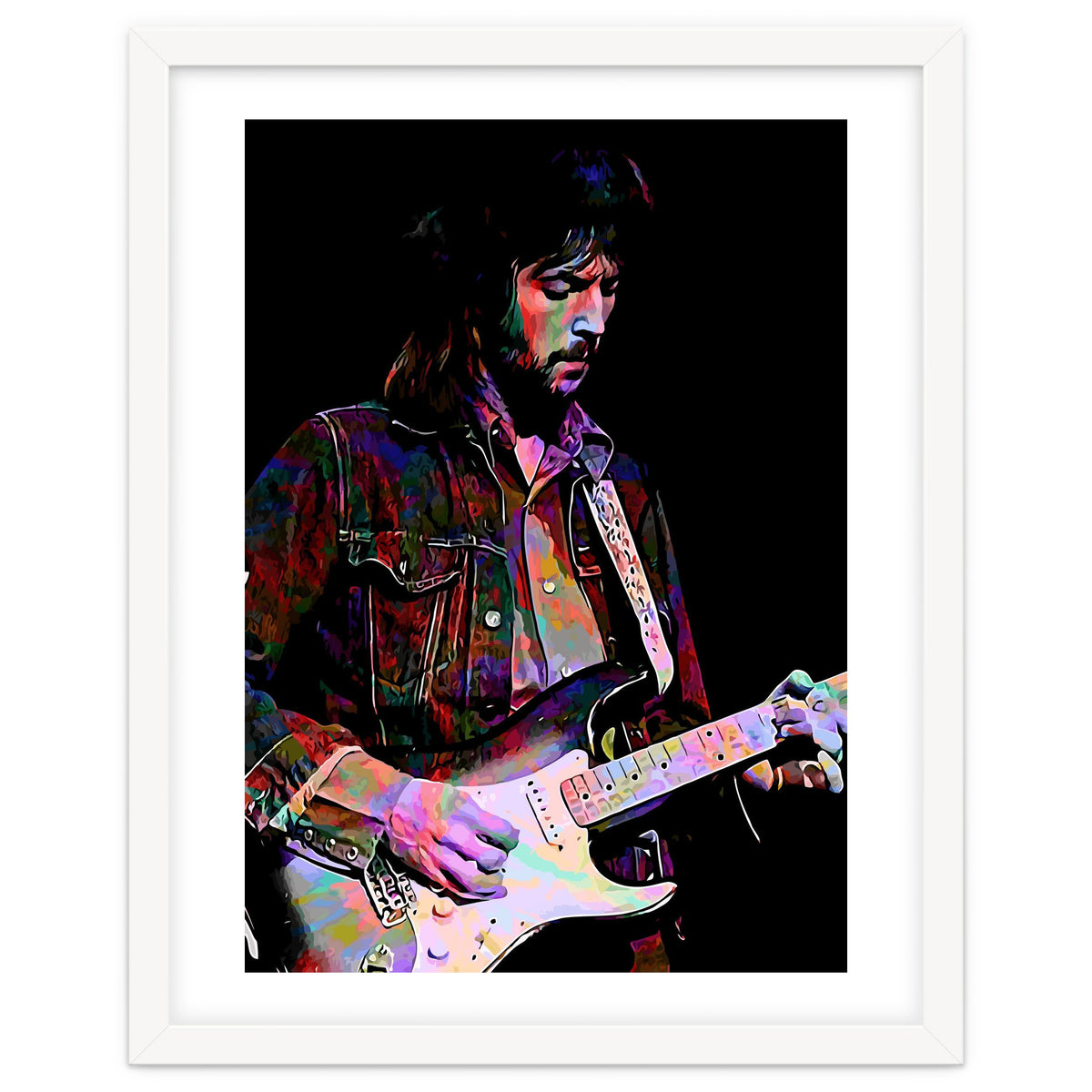 Eric Clapton Rock and Blues Guitarist Legend v2