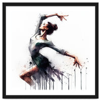 Watercolor Ballet Dancer #2