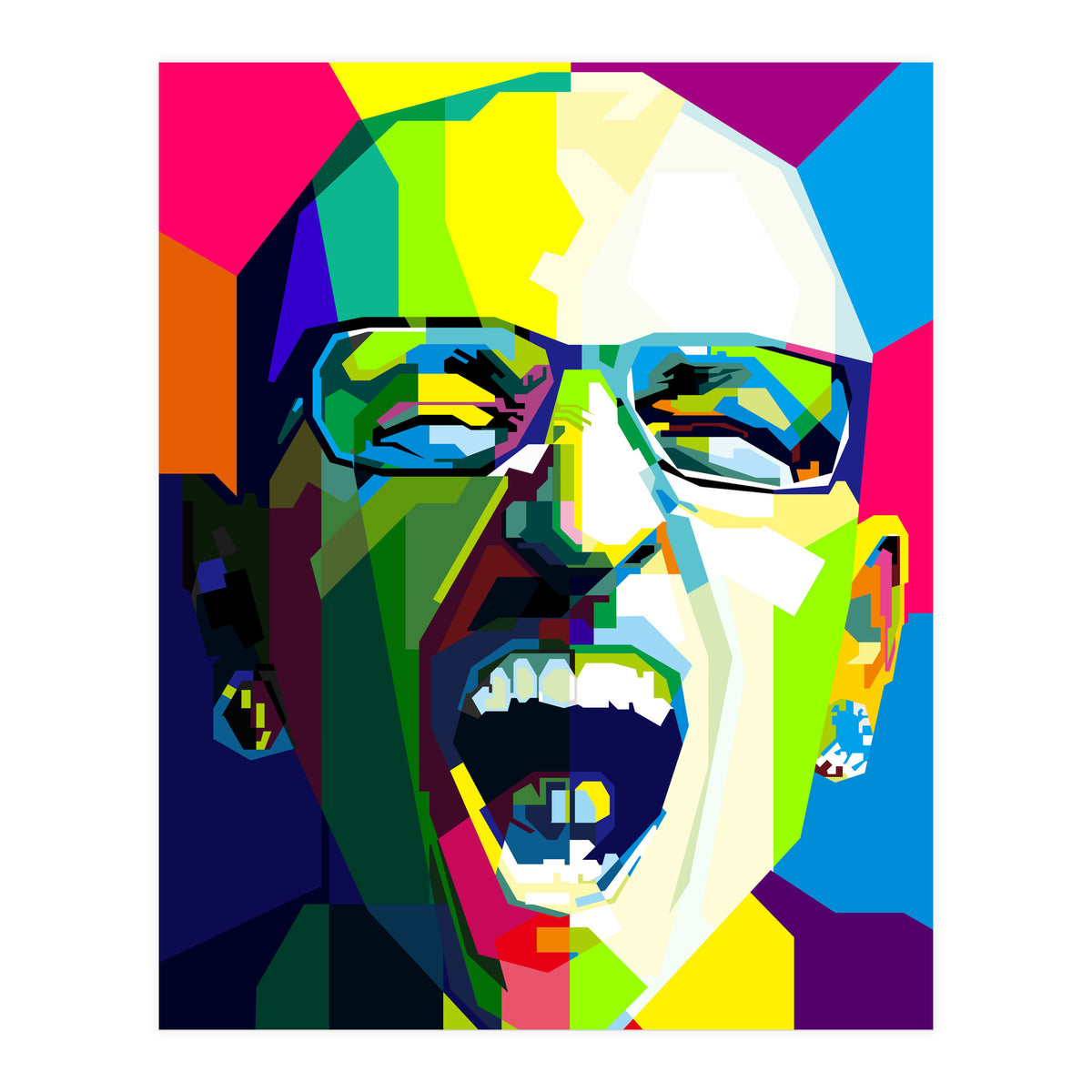 Chester Bennington Lingkin Park Pop Art Wpap (Print Only)