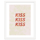 Kiss Kiss Kiss Love Typography thumbnail