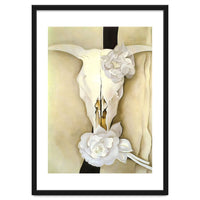 Georgia O’Keeffe – Cow’s Skull with Calico Roses (1931) | Iconic Southwestern Still Life with Desert Symbolism