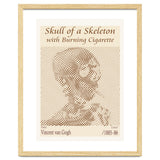 Skull of a Skeleton with Burning Cigarette - Vincent van Gogh (1885–86) thumbnail