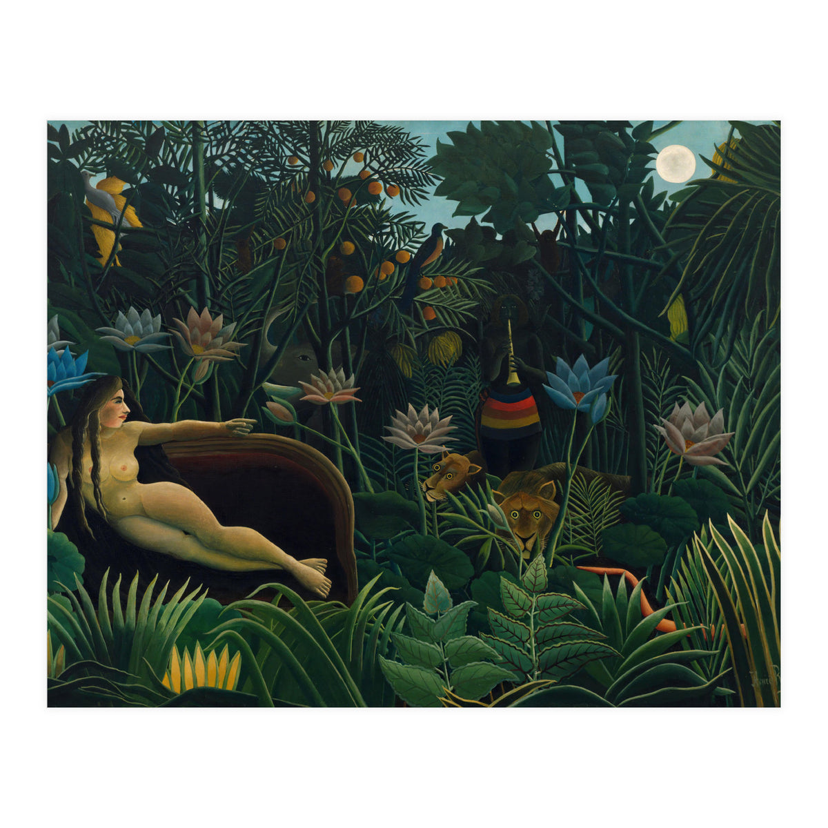 Le Rêve / The Dream. Date/Period: 1910. Painting. Oil on canvas. Height: 204.5 cm (80.5 in); Widt... (Print Only)