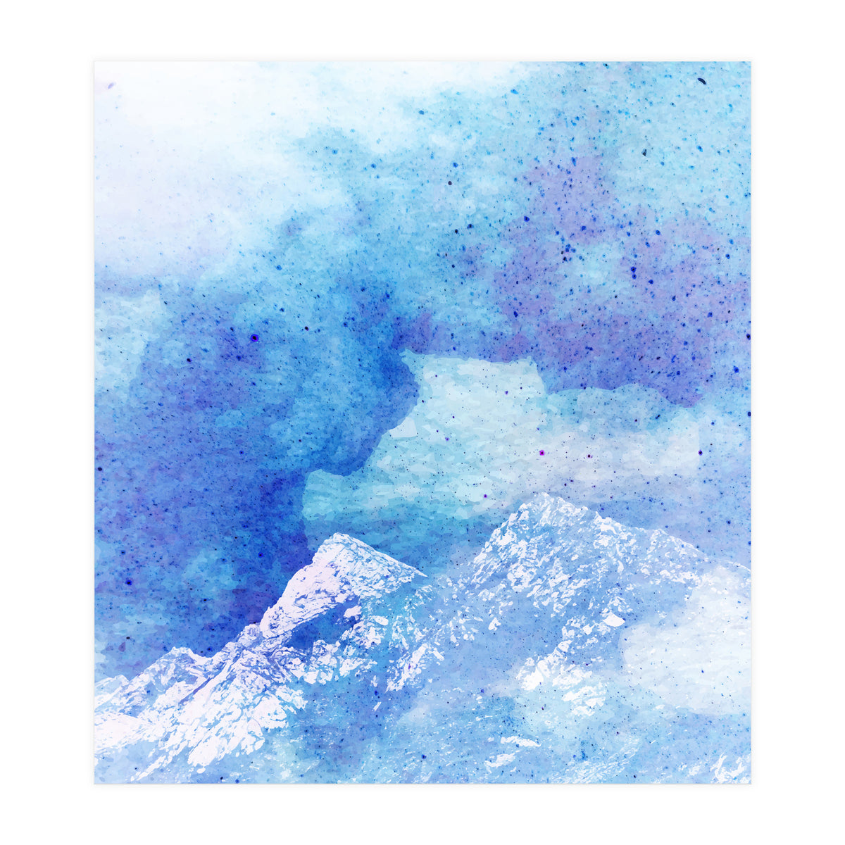 Snowy Mountain (Print Only)