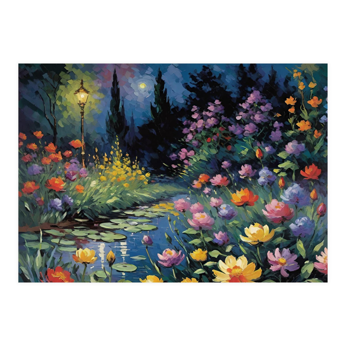 Floral Lake Dream (Print Only)