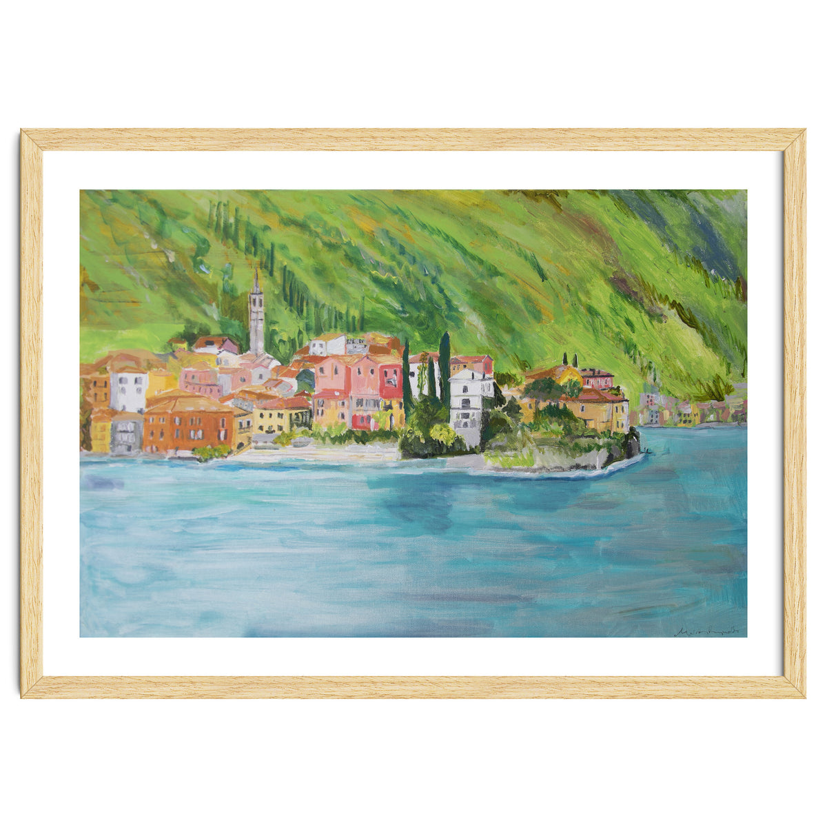 View Across The Lake To Varenna