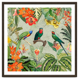Exotic Parrots Jungle Landscape thumbnail