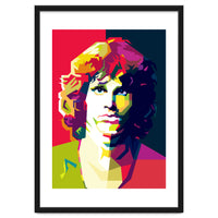 Jim Morrison Legendary Rock Pop Art WPAP