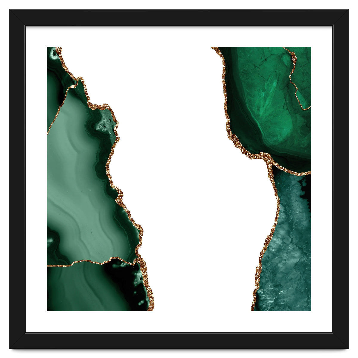 Emerald & Gold Agate Texture 15