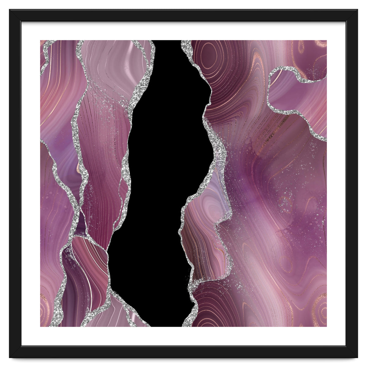 Mauve & Silver Agate Texture 01