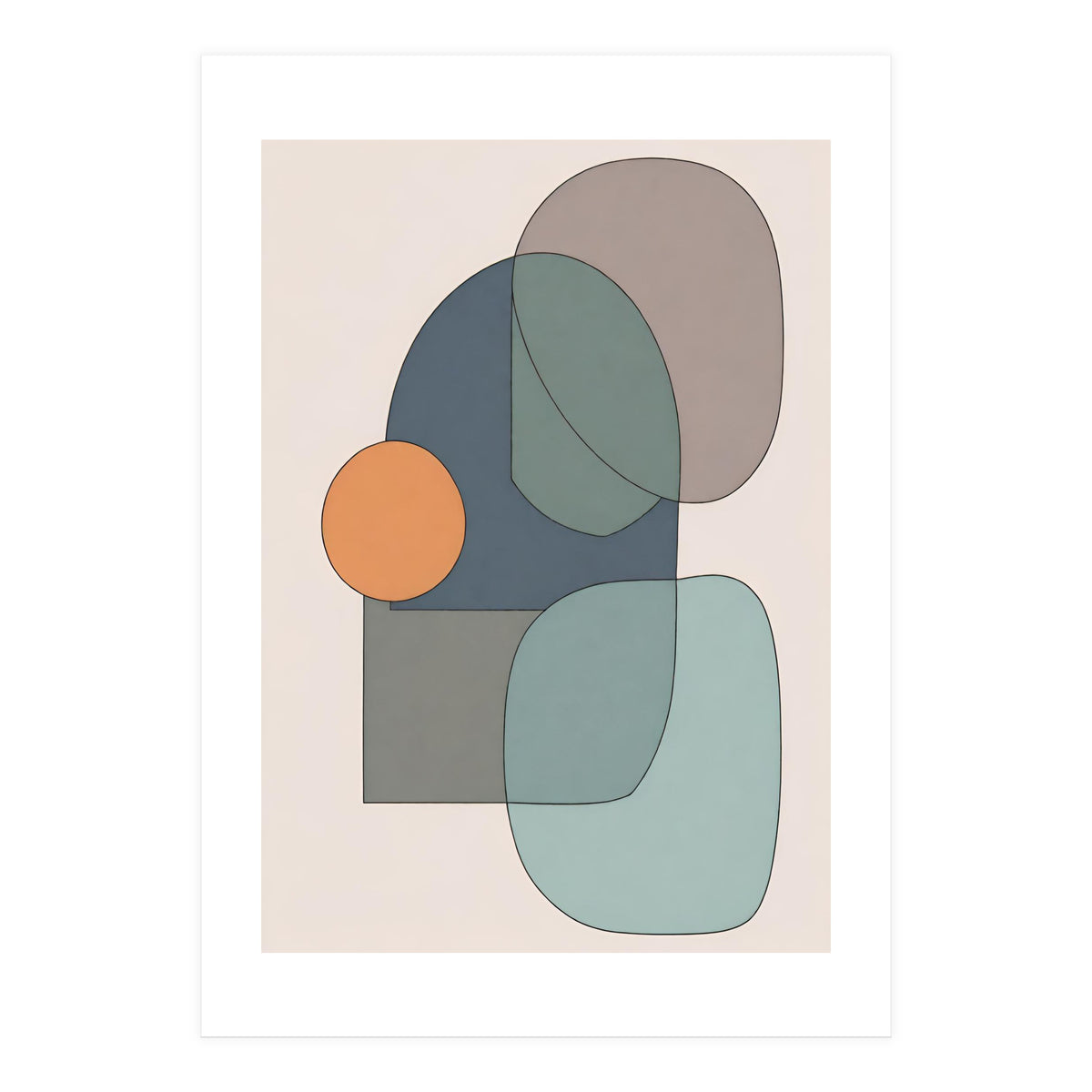 Peaceful Abstract (Print Only)