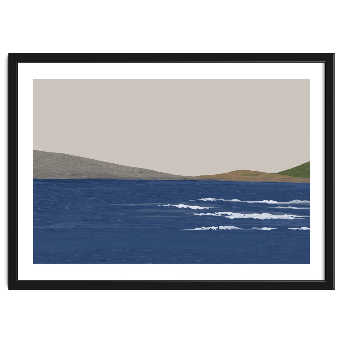 Deep Blue Sea oil painting