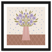 Flower Vase Mocha Mousse