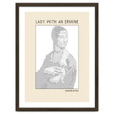 Lady With An Ermine – Leonardo Da Vinci Ascii Art thumbnail