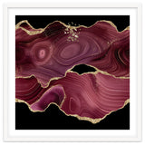 Burgundy & Gold Glitter Agate Texture 03 thumbnail