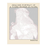 Idealised Portrait of a Young Woman as Flora – Bartolomeo Veneto (ascii art)  (Print Only) thumbnail