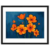 Orange Blue Flower thumbnail
