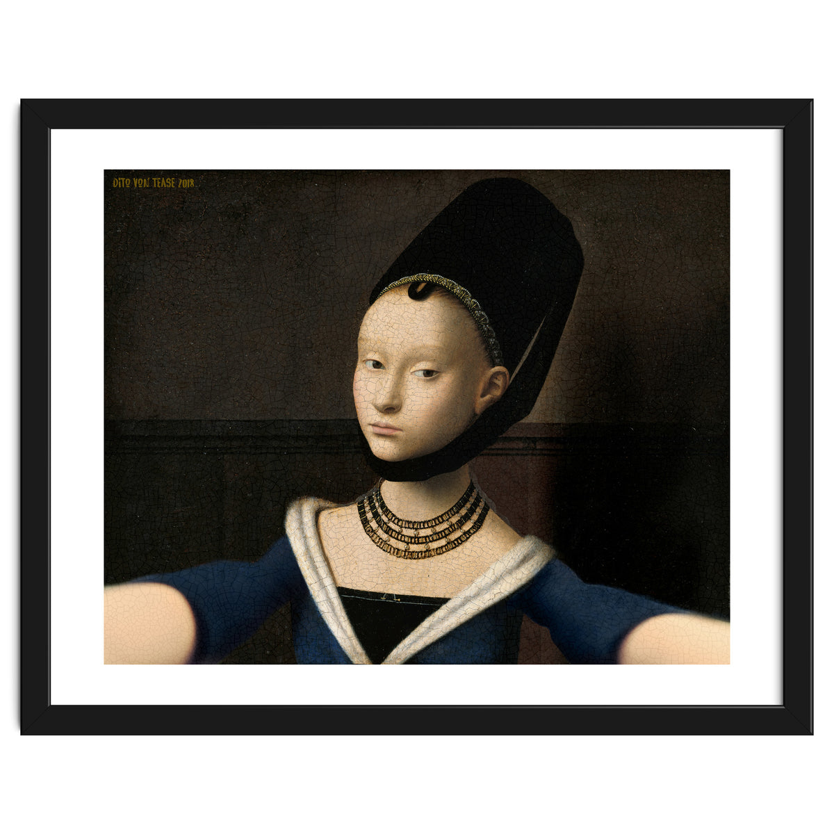 Petrus Christus  - Young Woman - Selfie