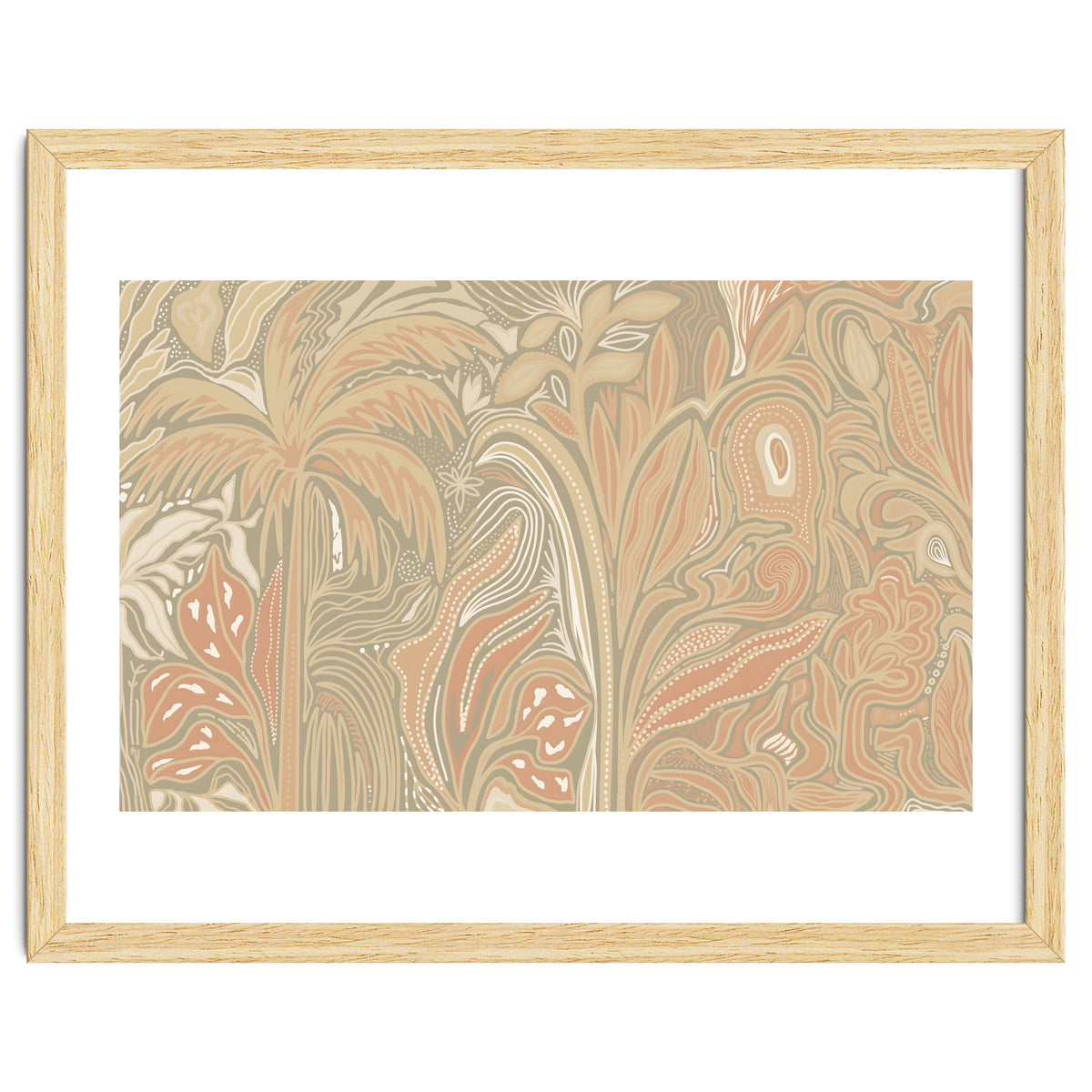 Palmae Mysticae Biege Rustic