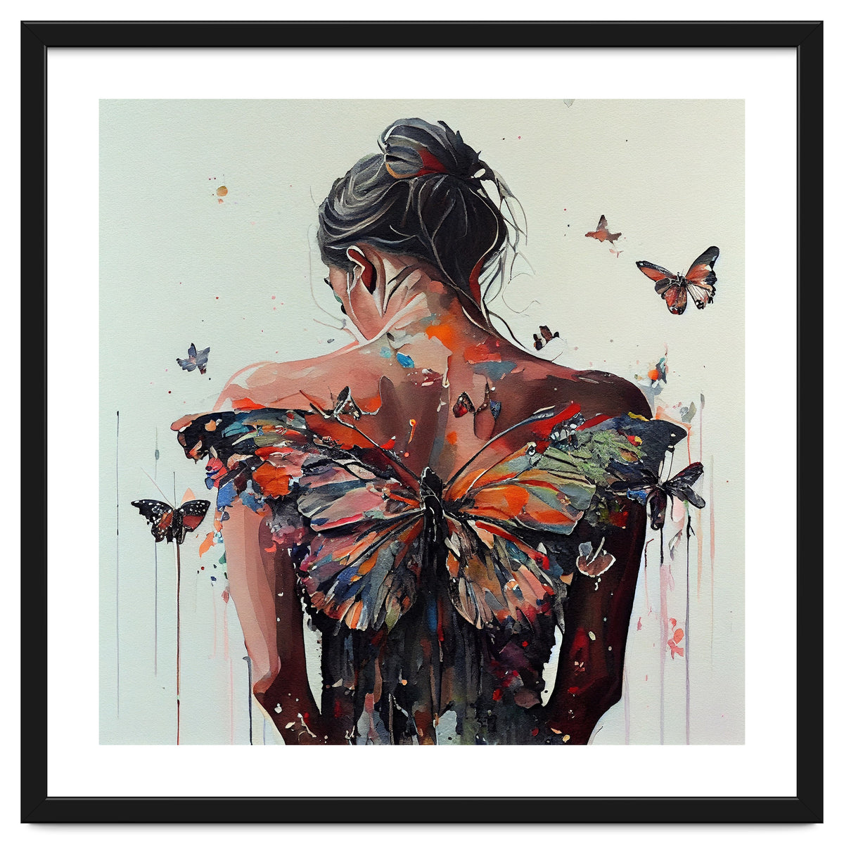 Powerful Butterfly Woman Body #5