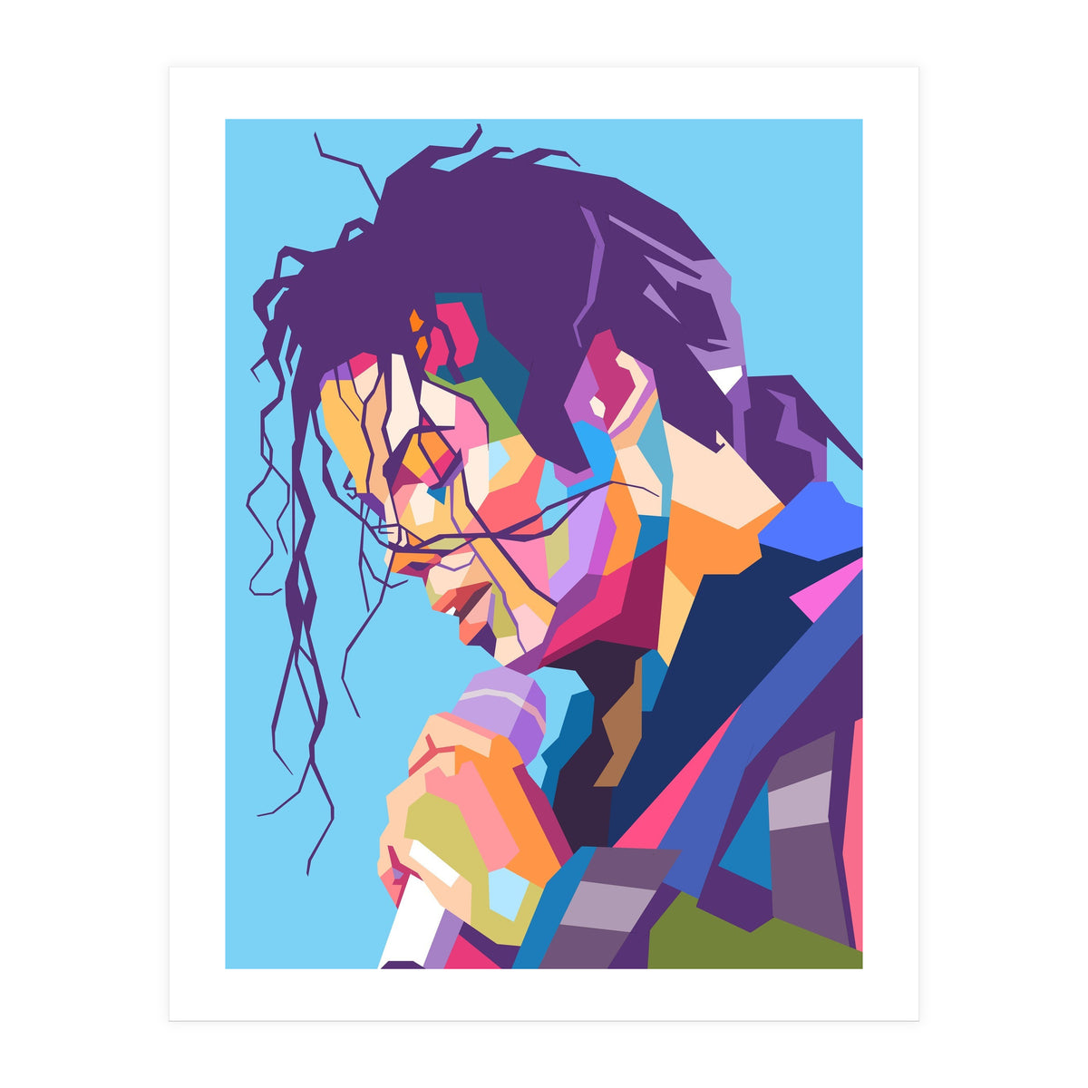 Michael Jackson pop art portrait (Print Only)