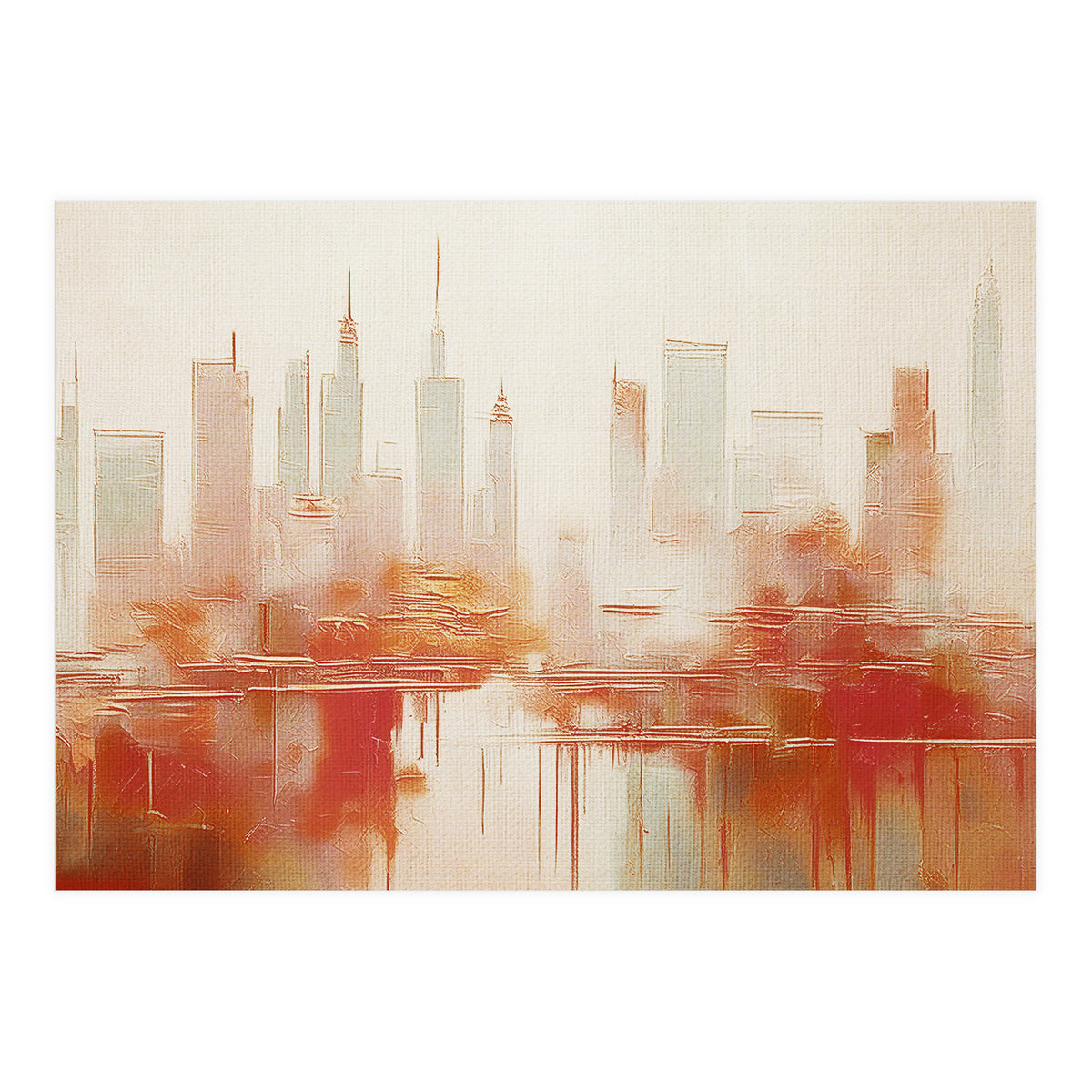 Buildings At Dusk 04 (Print Only)