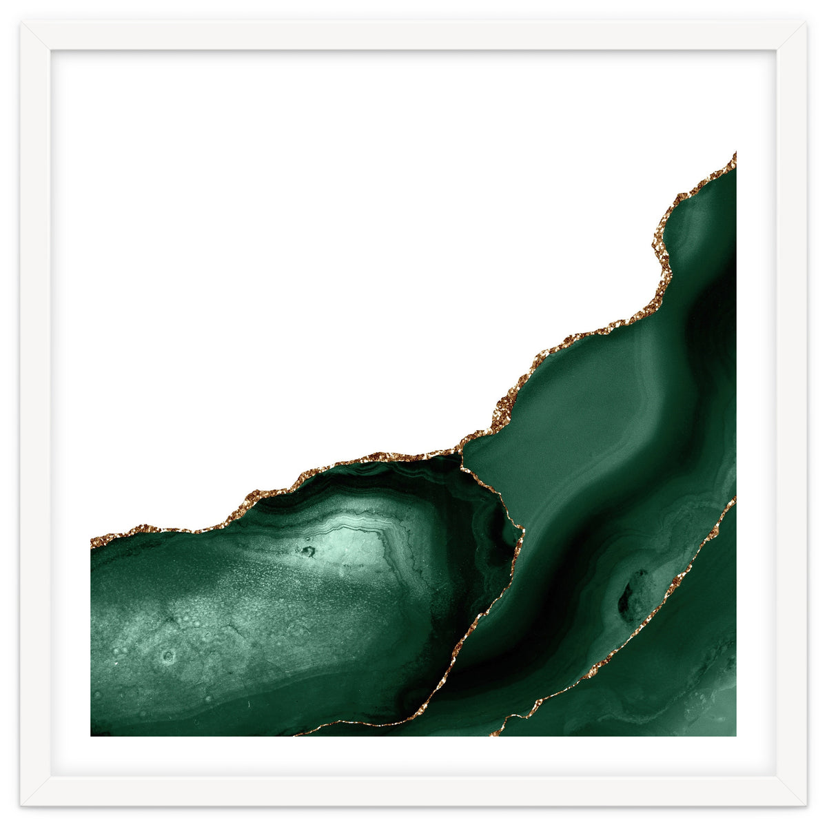Emerald & Gold Agate Texture 09