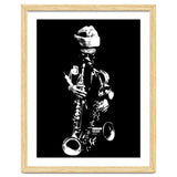 Rahsaan Roland Kirk Jazz Music Legend in Grayscale thumbnail