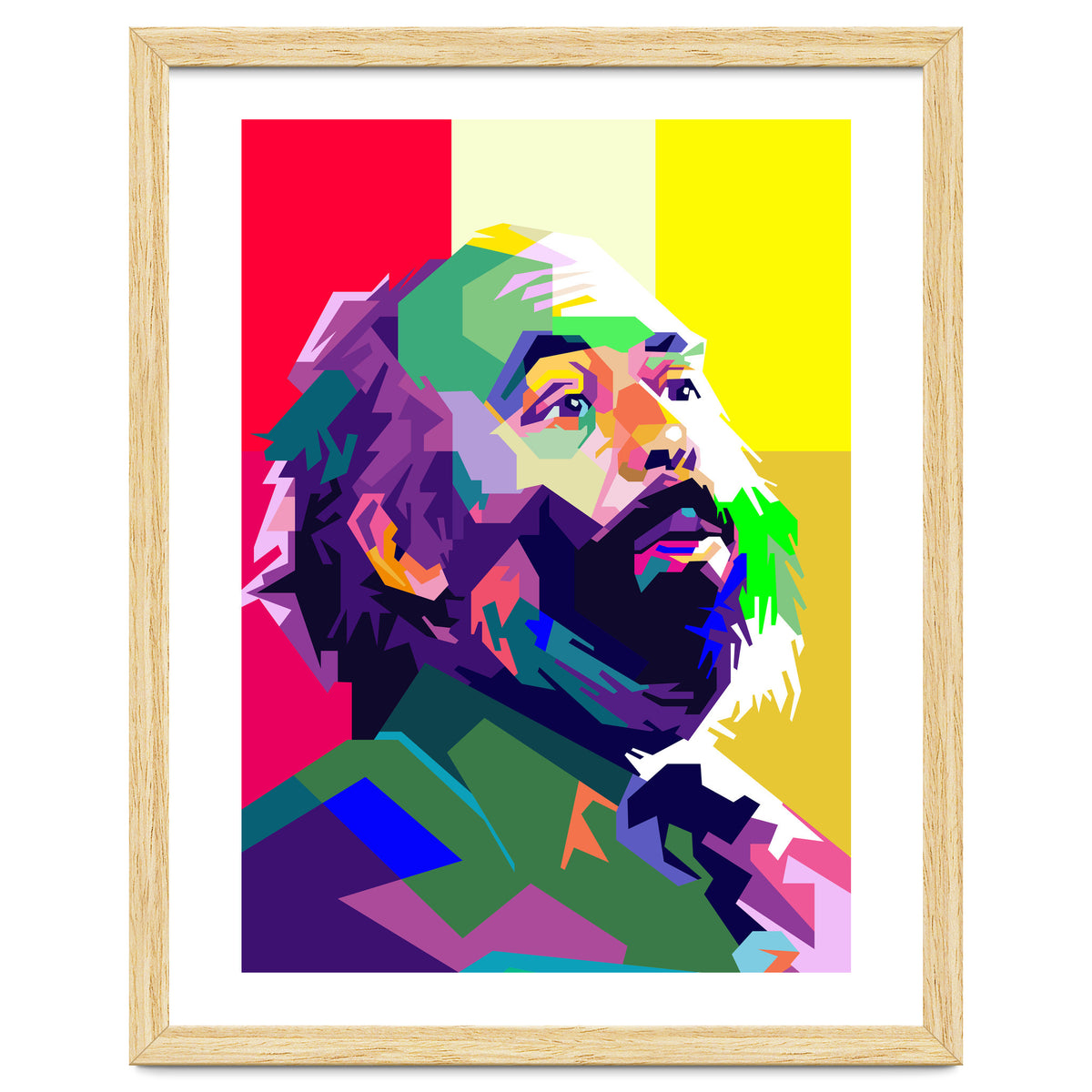 Luciano Pavarotti Opera Musical Pop Art WPAP