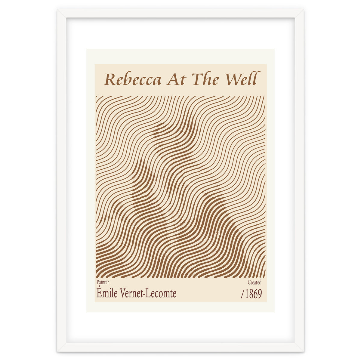 Rebecca At The Well – Émile Vernet Lecomte (1869)