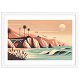 Vintage California, Coastline Poster thumbnail