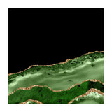 Green & Gold Agate Texture 17  (Print Only) thumbnail