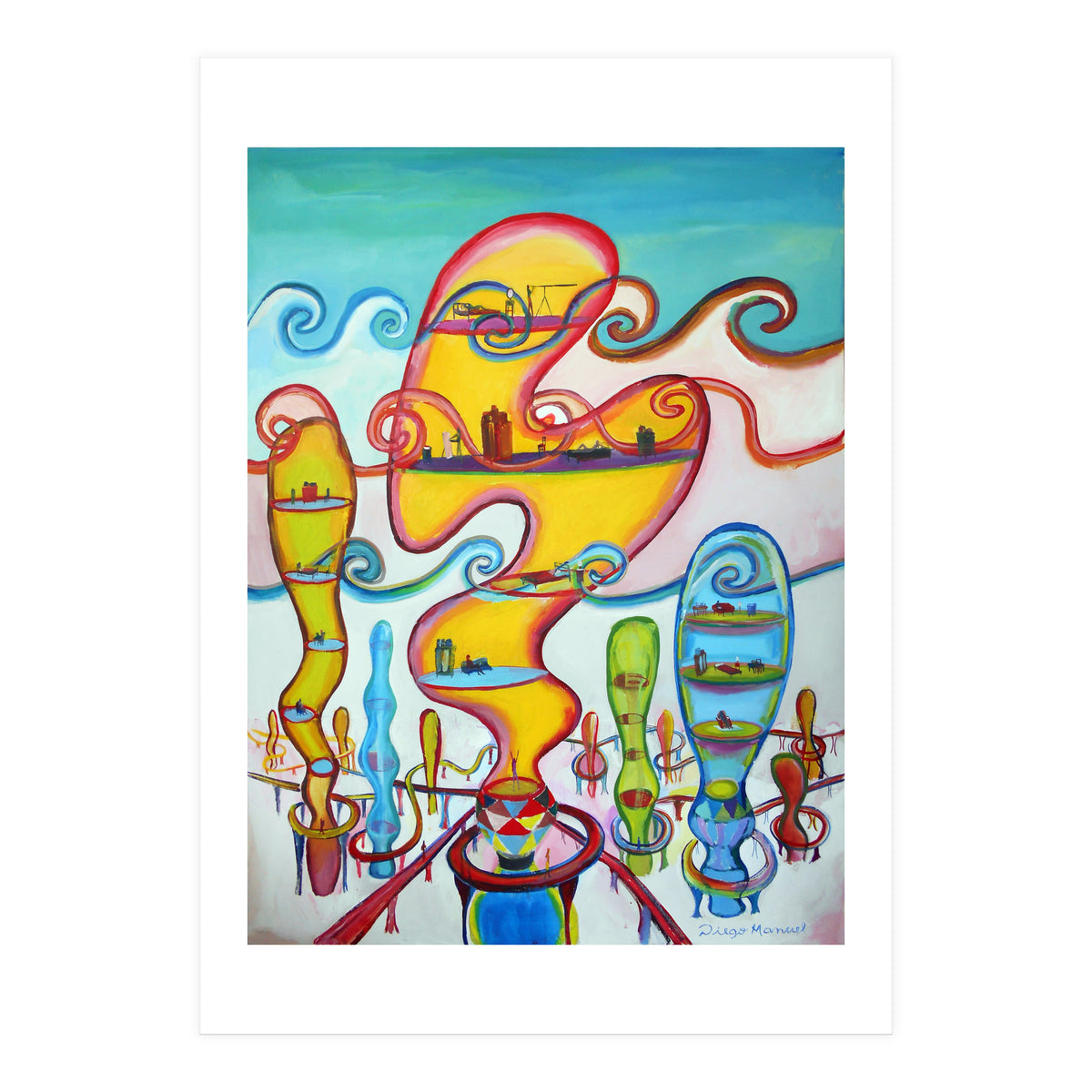 Ciudad Del Futuro 1 (Print Only)