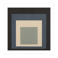 JOSEF ALBERS - HOMAGE TO THE SQUARE BEIGE GREY BLACK HIGH RESOLUTION (Print Only)