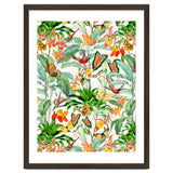 Birds And Butterflies In Tropical Jungle thumbnail