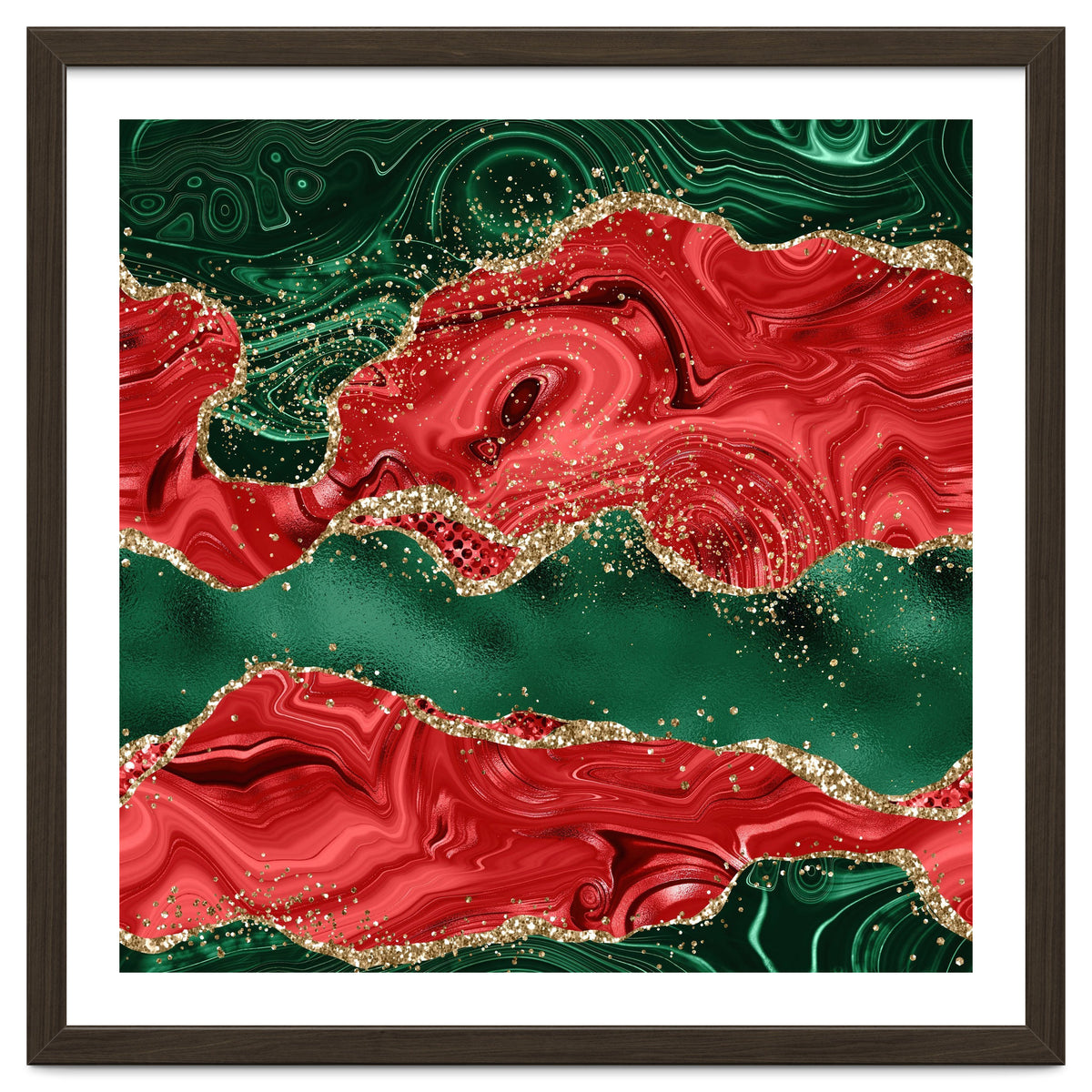 Christmas Glitter Agate Texture 01