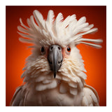 Close Up Portrait Of A White Cockatoo Parrot (Print Only) thumbnail
