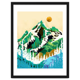 Grass Is Greener Wherever It Is Loved Positivity Nature Landscape Snow, Winter Mountains Painting Forest, Wild Travel Adventure thumbnail