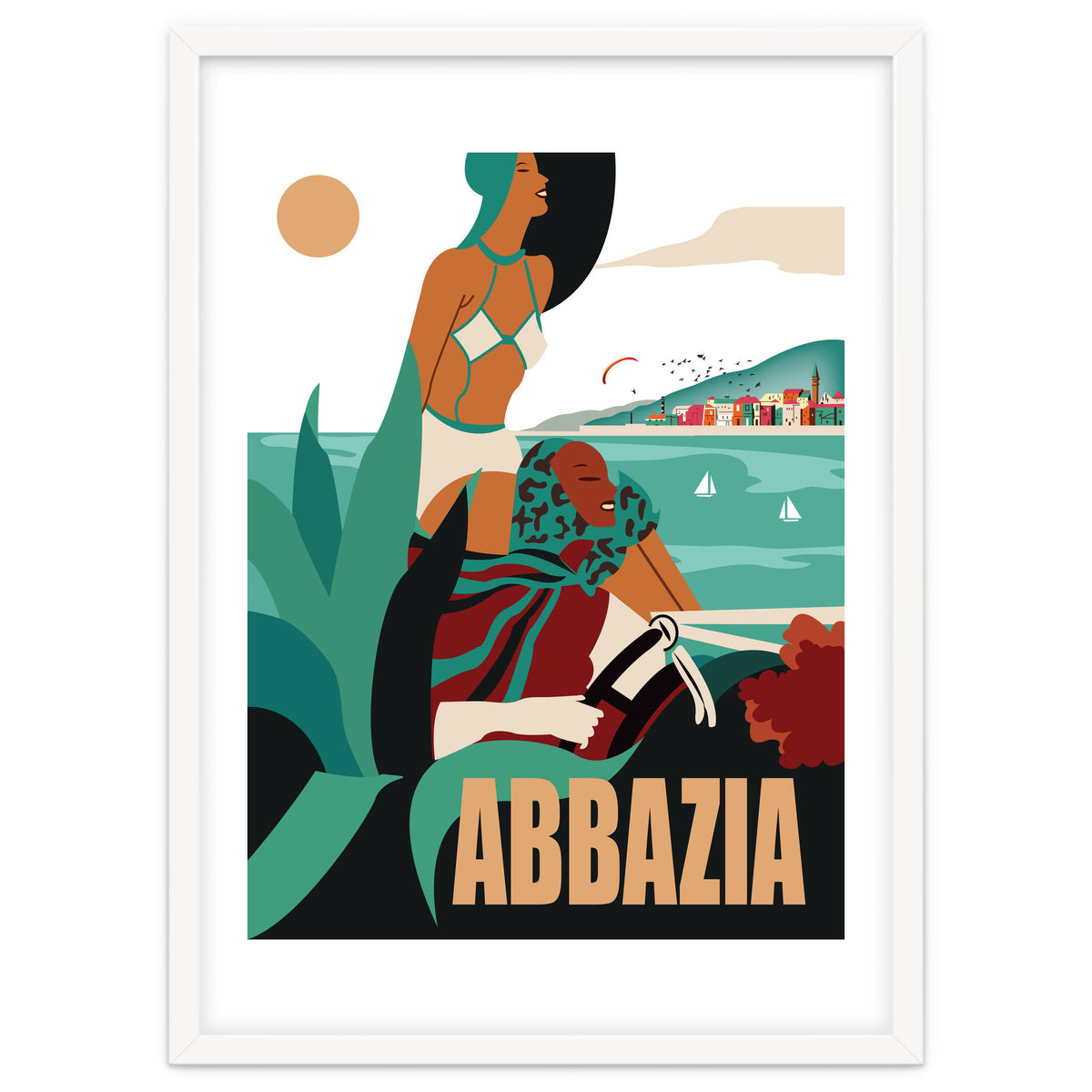 Abbazia, Two Ladies on a Drive