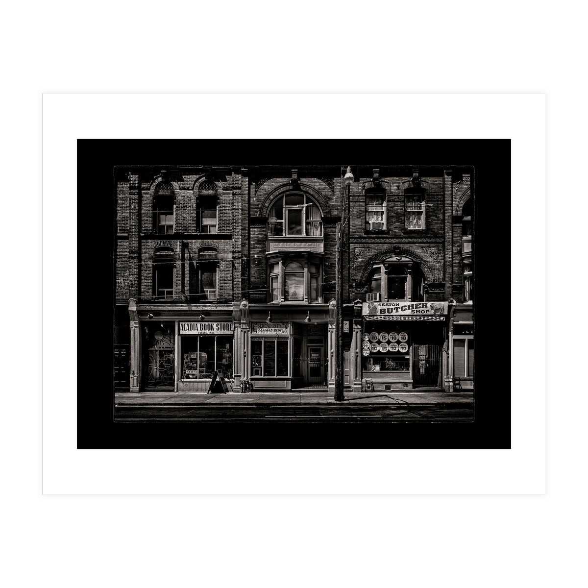 Books and Breaks and Butchers No 1 with Border (Print Only)