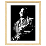 Cannonball Adderley American Jazz Saxophonist in Grayscale thumbnail